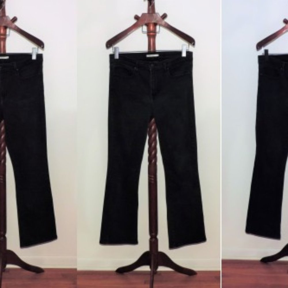 Lot of 3 Levi's Slimming Boot black denim jeans